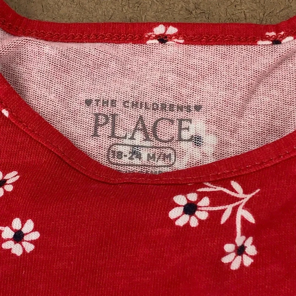 The Children's Place Toddler Girls Size 18/24 Month Print Ruffle Tank Top 4-Pack